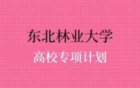东北林业大学高校专项计划录取分数线（2025年全国各省最低分）