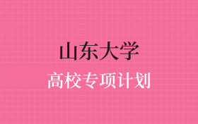 山东大学高校专项计划录取分数线（2025年全国各省最低分）