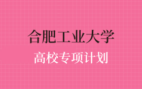 合肥工业大学高校专项计划录取分数线（2025年全国各省最低分）
