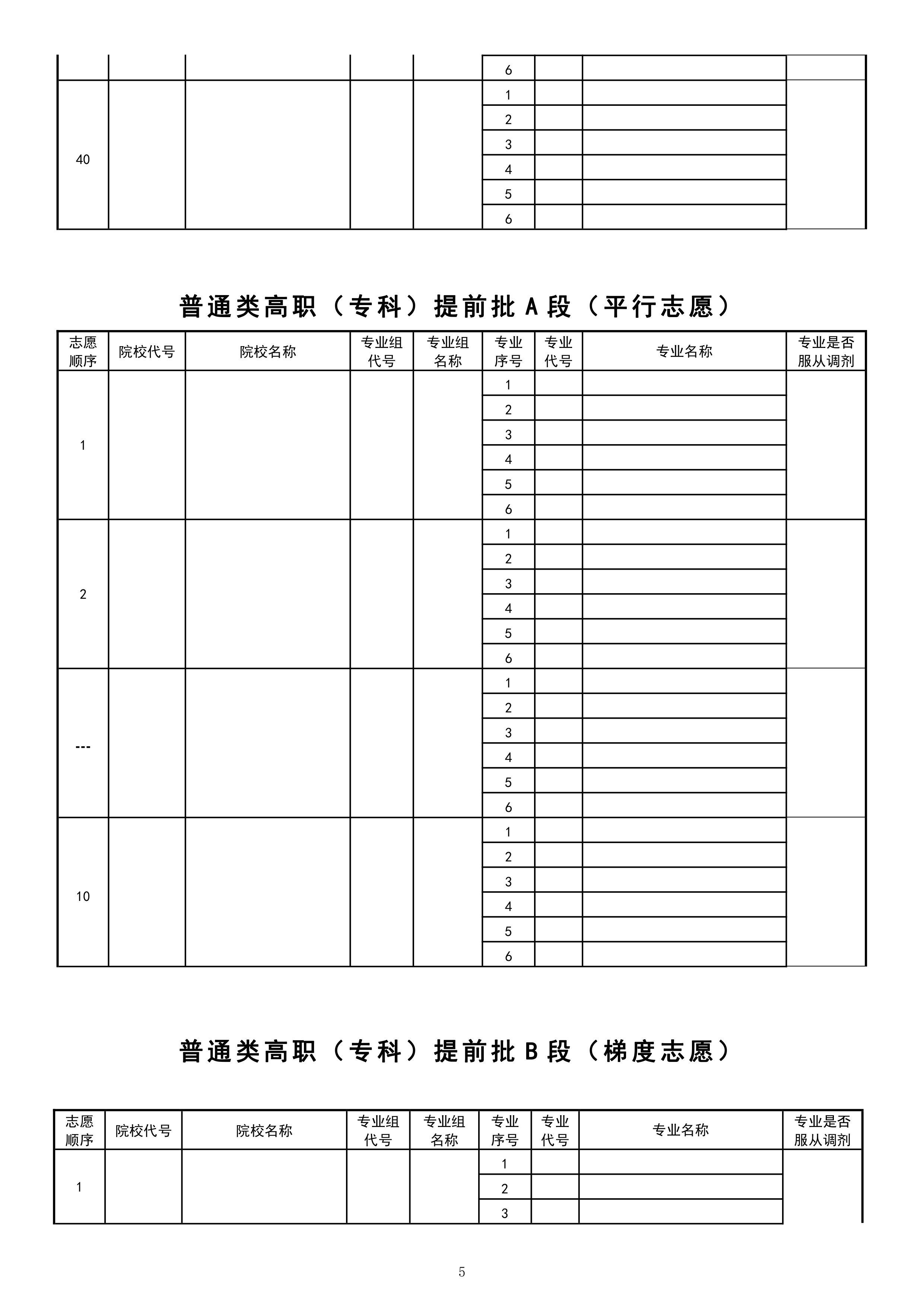 志愿填报页面图片