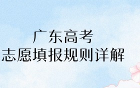 2026年广东高考志愿填报规则详解：家长必存！45个志愿填准=多考20分！​