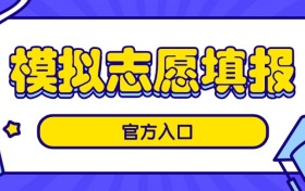 2026年高考模拟填报志愿网站入口（全国多省官方网址）