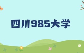 四川985大学招生人数、录取率、学费代码、就业前景(2026参考)