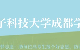 新疆高考多少分能上电子科技大学成都学院？附2022-2024年最低录取分数线