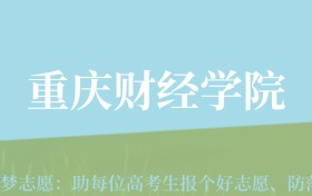 新疆高考多少分能上重庆财经学院？附2022-2024年最低录取分数线