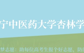 四川高考多少分能上辽宁中医药大学杏林学院？附2022-2024年最低录取分数线