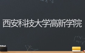 西安科技大学高新学院2024录取分数线：最低462分