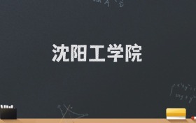 沈阳工学院2024录取分数线：最低462分