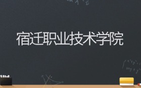 宿迁职业技术学院2024录取分数线：最低220分