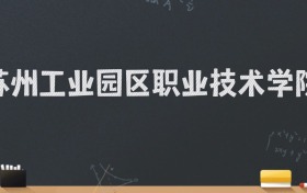 苏州工业园区职业技术学院2024录取分数线：最低262分