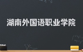 湖南外国语职业学院2024录取分数线：最低220分