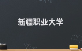 新疆职业大学2024录取分数线：最低302分