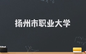 扬州市职业大学2024录取分数线：最低391分