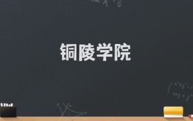 铜陵学院2024录取分数线：最低494分