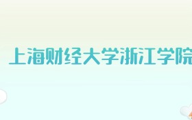 上海财经大学浙江学院全国各省高考录取分数线汇总（2025年参考）