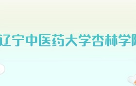 辽宁中医药大学杏林学院全国各省高考录取分数线汇总（2025年参考）