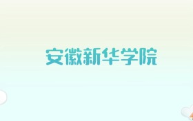 安徽新华学院全国各省高考录取分数线汇总（2025年参考）