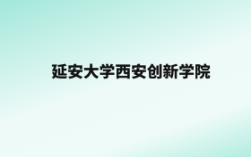 张雪峰评价延安大学西安创新学院：王牌专业是软件工程