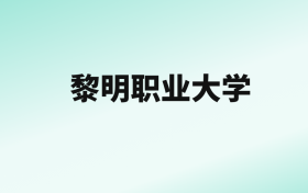 张雪峰评价黎明职业大学：看排名及历年分数线