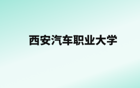 张雪峰评价西安汽车职业大学：王牌专业是计算机应用工程