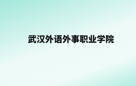 张雪峰评价武汉外语外事职业学院：王牌专业是数字媒体技术