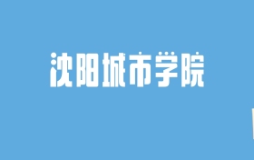 2024沈阳城市学院录取分数线汇总：全国各省最低多少分能上