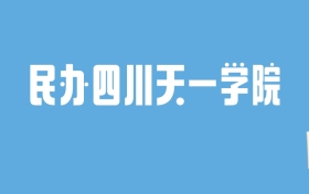 2024民办四川天一学院录取分数线汇总：全国各省最低多少分能上