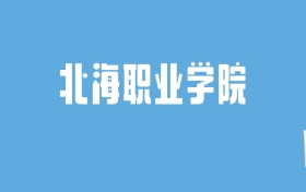 2024北海职业学院录取分数线汇总：全国各省最低多少分能上