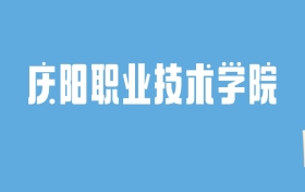 2024庆阳职业技术学院录取分数线汇总：全国各省最低多少分能上