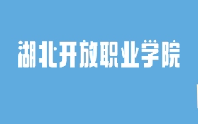 2024湖北开放职业学院录取分数线汇总：全国各省最低多少分能上