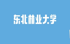 2024东北林业大学录取分数线汇总：全国各省最低多少分能上