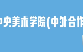 2024中央美术学院(中外合作)录取分数线：最低多少分能上