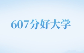 北京高考607分左右的公办本科大学名单（2022-2024年）