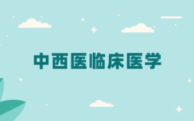 全国中西医临床医学专业2024录取分数线（2025考生参考）