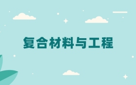 全国复合材料与工程专业2024录取分数线（2025考生参考）