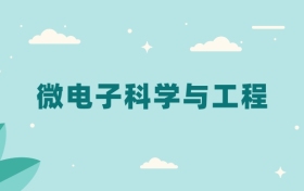 全国微电子科学与工程专业2024录取分数线（2025考生参考）