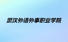 2024年武汉外语外事职业学院学费明细：一年8000-12000元（各专业收费标准）