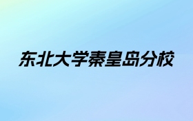 2024年东北大学秦皇岛分校学费明细：一年5760-56000元（各专业收费标准）