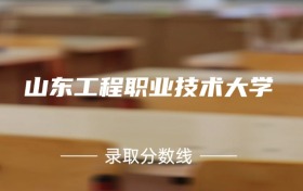 2024年山东工程职业技术大学各专业录取分数线：232分-489分