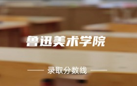 2024年鲁迅美术学院各专业录取分数线：499分