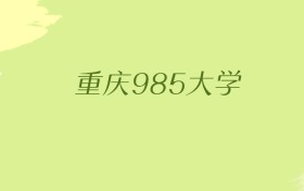 重庆985大学2025年最低录取分数线（共1所）