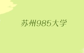江苏苏州985大学2025年最低录取分数线（共1所）