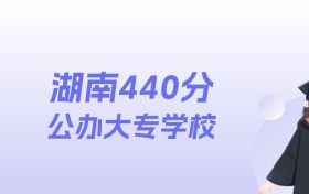 湖南440分左右的公办大专学校名单:2026年能上48所