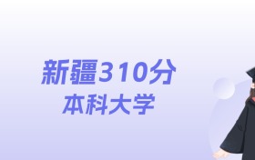 新疆310分左右的本科大学名单：2026年能上35所
