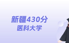 新疆430分左右的医科大学名单：2026年能上8所