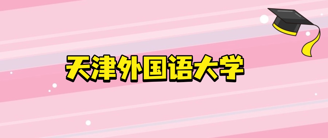 2026年天津外国语大学招生计划人数!含院校专业组代码
