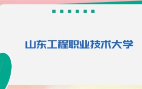 山东工程职业技术大学专业代码、招生录取分数线（2026参考）