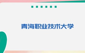 青海职业技术大学专业代码、招生录取分数线(2026参考)