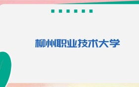 柳州职业技术大学专业代码、招生录取分数线(2026参考)