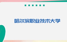 哈尔滨职业技术大学专业代码、招生录取分数线(2026参考)